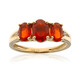 Anello in oro con Opale di Fuoco Messicano (CIRARI)