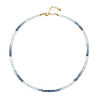 Collana in argento con Acquamarina Santa Maria