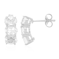 Orecchini in argento con Goshenite