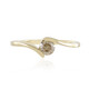 Anello in oro con Diamante Champagne SI2