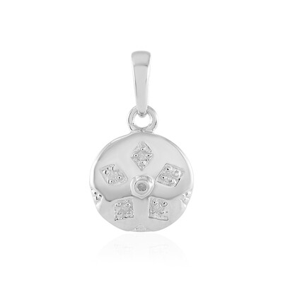 Ciondolo in argento con Diamante I2 (I)