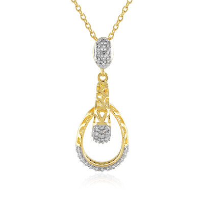 Collana in argento con Diamante I2 (J)