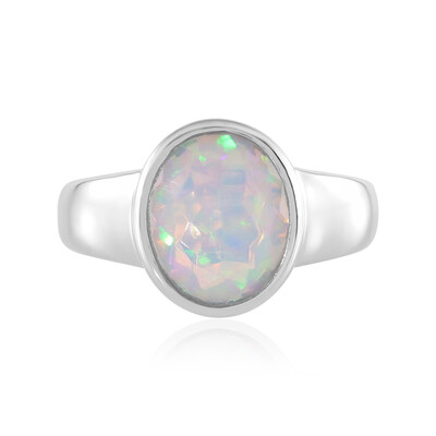 Anello in argento con Opale di Welo