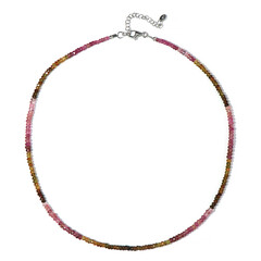 Collana in argento con Tormalina Rosa