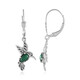 Orecchini in argento con Malachite (Desert Chic)