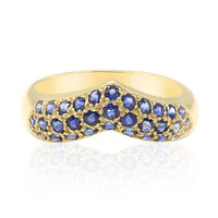 Anello in oro con Zaffiro Blu (Estée Collection)