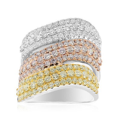 Anello in oro con Diamante Giallo SI2 (CIRARI)