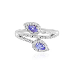 Anello in argento con Tanzanite