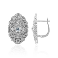 Orecchini in argento con Topazio Blu Cielo