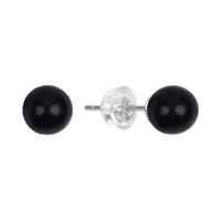 Orecchini in argento con Shungite