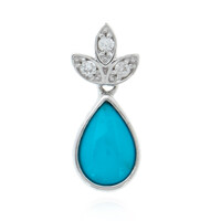 Ciondolo in argento con Turchese Sleeping Beauty (Anne Bever)