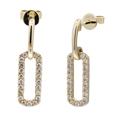 Orecchini in oro con Diamante I1 (H) (CIRARI)