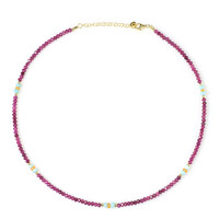 Collana in argento con Rubino Mozambico (Riya)