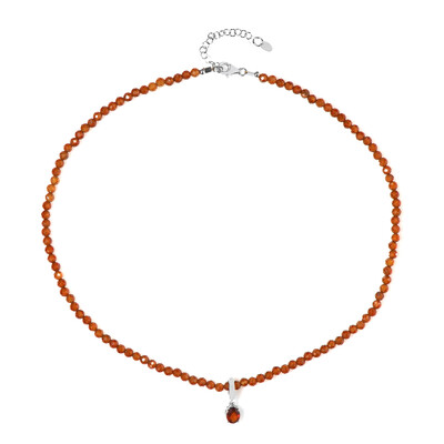 Collana in argento con Granato Essonite
