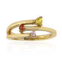 Anello in argento con Zaffiro Giallo