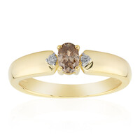 Anello in oro con Diamante Cognac d'Argyle I3 (Mark Tremonti)