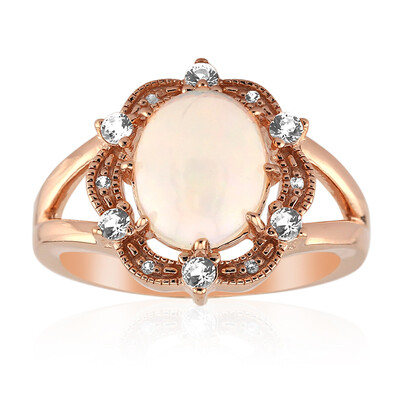 Anello in argento con Opale di Welo