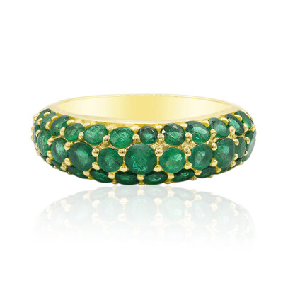 Anello in oro con Smeraldo Zambia (Adela Gold)