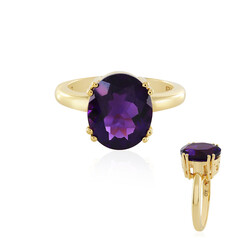 Anello in argento con Ametista Zambiana