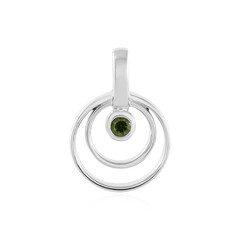 Ciondolo in argento con ZirconeVerde