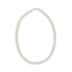 Collana in argento con Perla di Acqua Dolce