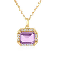 Collana in argento con Ametista Rose de France