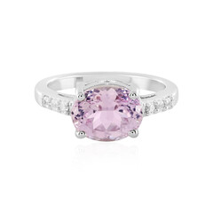 Anello in argento con Kunzite