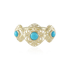 Anello in oro con Turchese Sleeping Beauty (Ornaments by de Melo)