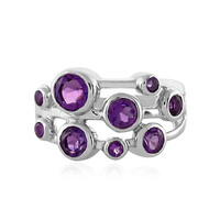 Anello in argento con Ametista