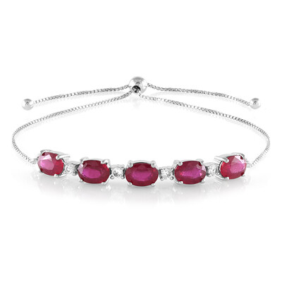 Bracciale in argento con Rubino Bemainty