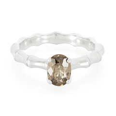 Anello in argento con Zircone Cannella