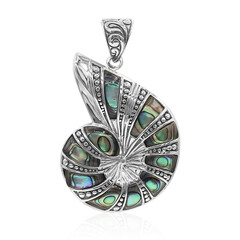 Ciondolo in argento con Conchiglia Abalone (Art of Nature)