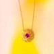 Collana in oro con Rubino del Madagascar (Ornaments by de Melo)