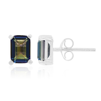 Orecchini in argento con Quarzo Mistico Blu