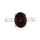 Anello in argento con Granato Mozambico