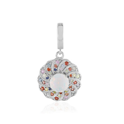 Ciondolo in argento con Opale di Welo