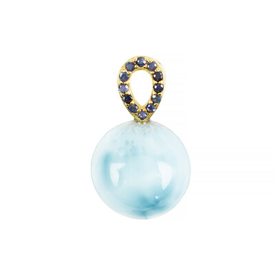 Ciondolo in argento con Larimar
