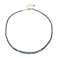 Collana in argento con Zaffiro Verde