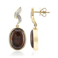 Orecchini in oro con Opale Boulder