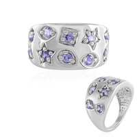 Anello in argento con Tanzanite