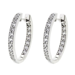 Orecchini in argento con Zircone