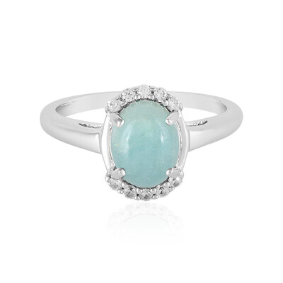 Anello in argento con Acquamarina