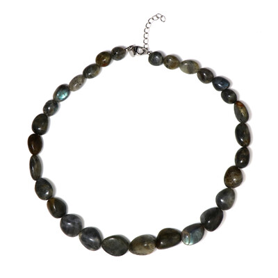 Collana in argento con Labradorite