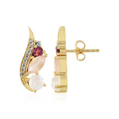 Orecchini in argento con Quarzo Rosa