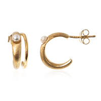 Orecchini in argento con Perla di Acqua Dolce (Joias do Paraíso)