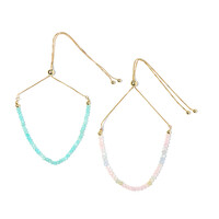 Bracciale in argento con Berillo Fancy