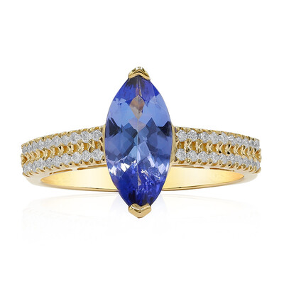 Anello in oro con Tanzanite AAA (CIRARI)