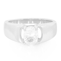 Anello da uomo in argento con Petalite