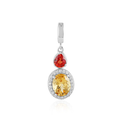 Ciondolo in argento con Berillo Giallo