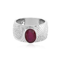 Anello in argento con Rubino Bemainty (SAELOCANA)